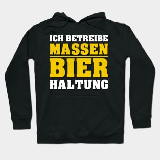 Ich betreibe Massenbierhaltung I JGA Männer Malle Party Hoodie